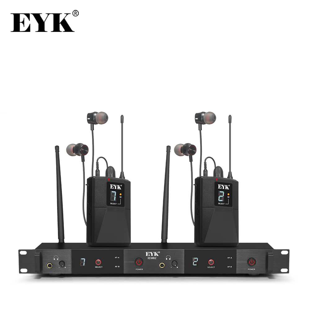 In Ear Monitors For Singers - EYK IEM82 UHF 무선 이어 모니터
