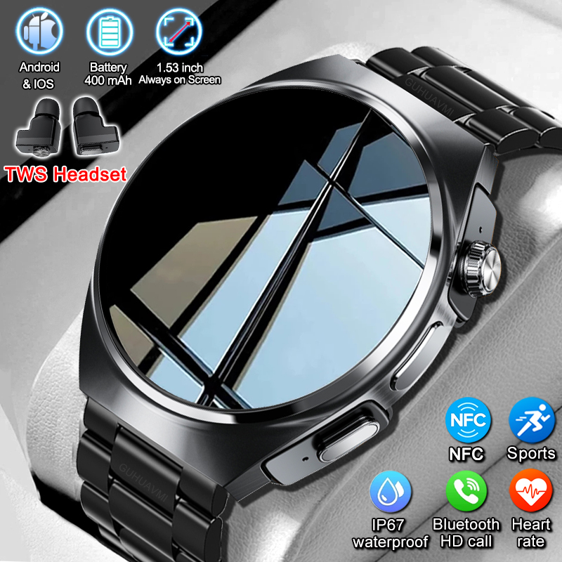 Tws Earbuds Bluetooth 5.3 - 남녀공용 신제품 2 in 1 스마트워치