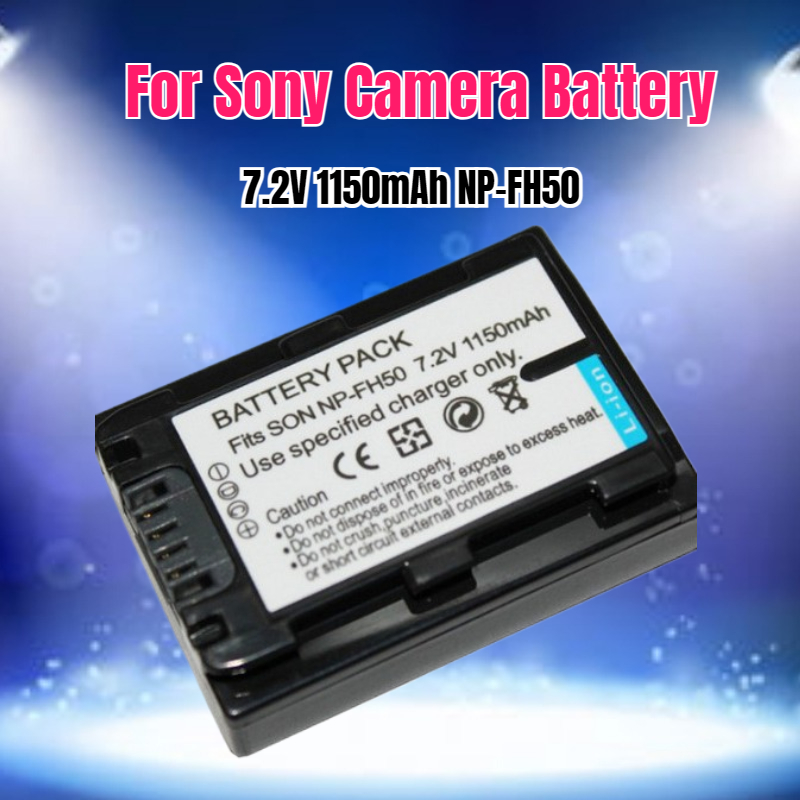 Drones - 7.2V 1150mAh NP-FH50 카메라 배터리 (소니