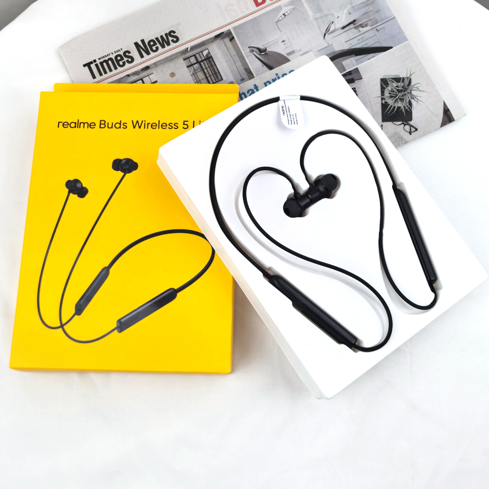 Realme Buds Wireless 5 Lite 이어 - Magnetic Neckband Sports Earphones 리뷰 및 가격