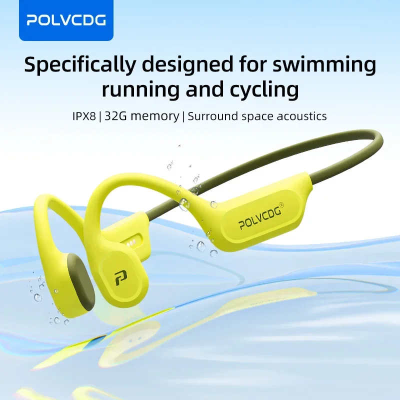 POLVCDG X9 골전도 수영 이어폰 32G IPX8 - Bone Conduction Running Headphones 리뷰 및 가격