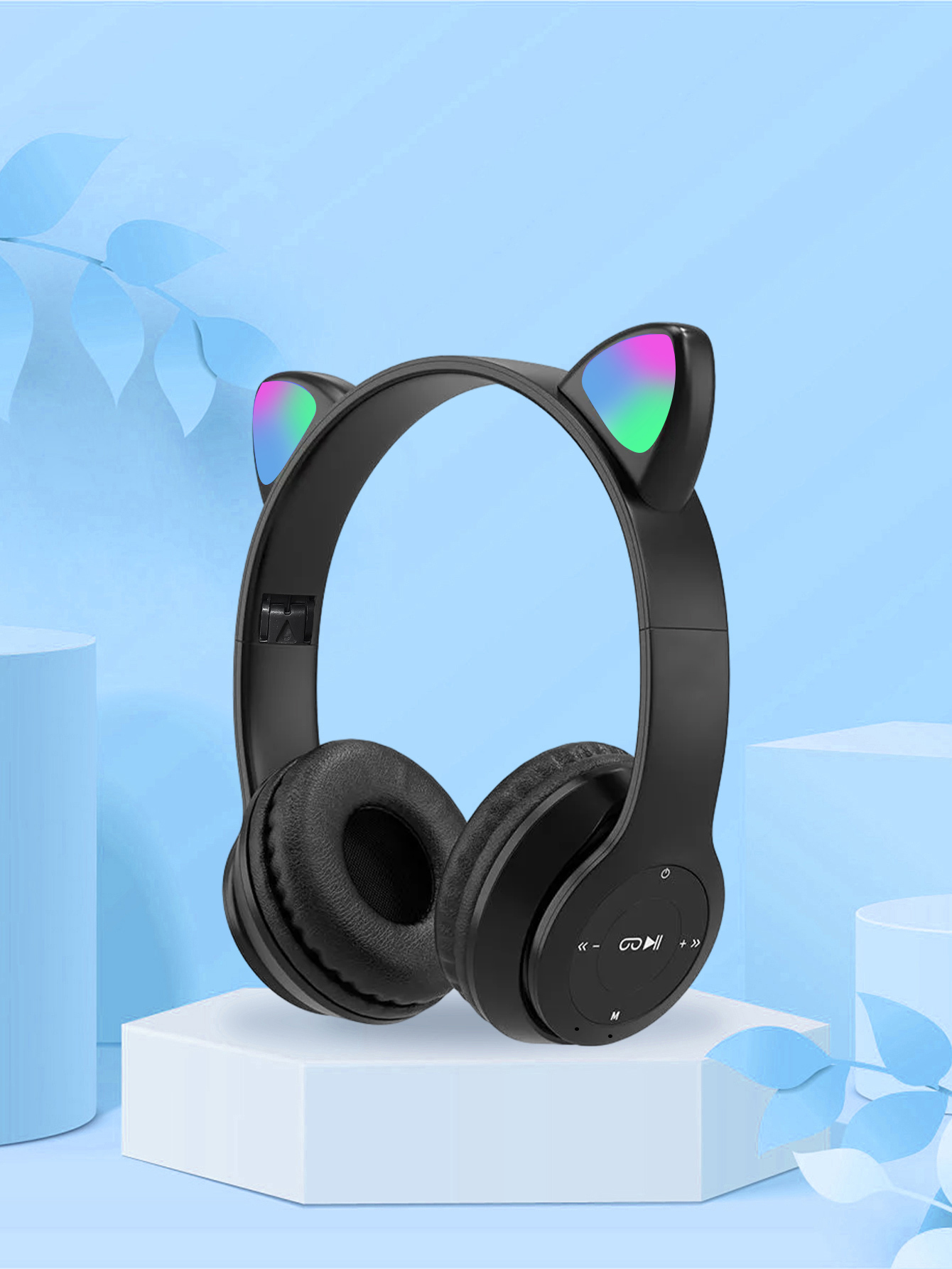 P47M 고양이 귀 모양 헤드폰, RGB 컬러 LED  - Cat Ear Bluetooth Headset Led 리뷰 및 가격