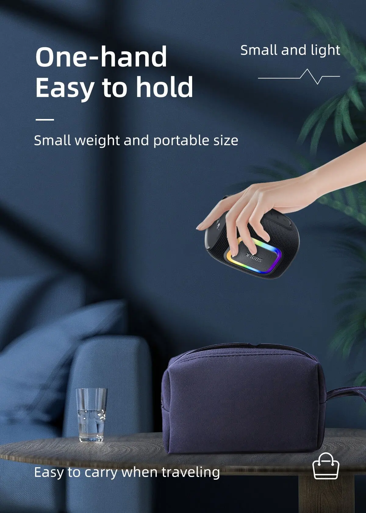 SODLK T26 미니 블루투스 스피커 야외 휴대용 무 - Portable Bluetooth Speaker Waterproof Ipx7 리뷰 및 가격